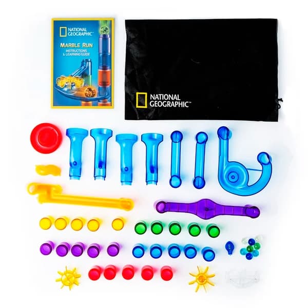 National Geographic Glow-In-The-Dark Marble Run multifärg