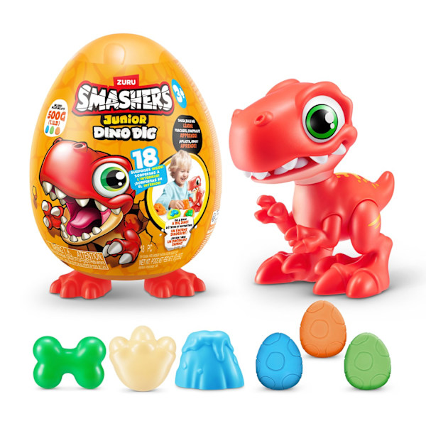 Zuru Smashers Junior Dino Dig Egg Small multifärg