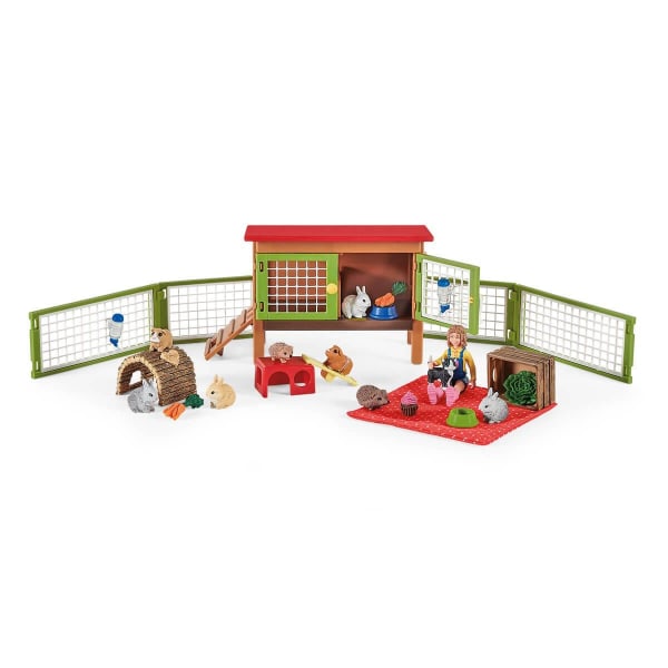 schleich® FARM WORLD Picknick med små husdjur 72160 multifärg