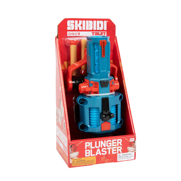 Skibidi Toilet Plunger Blaster MultiColor