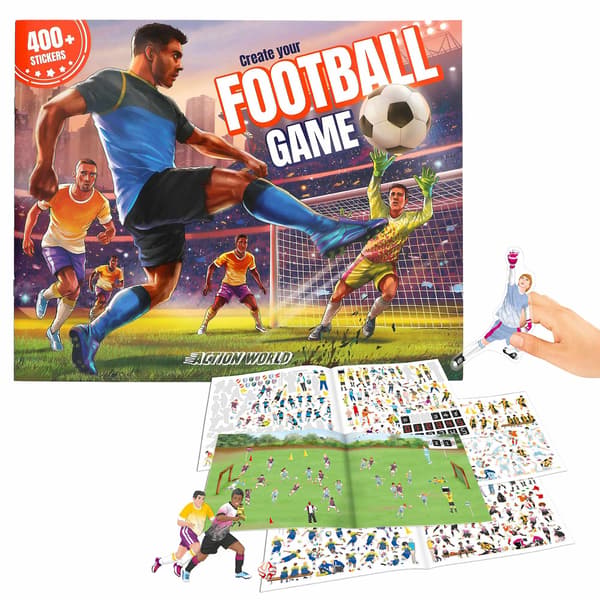 Create your Football Game Pysselbok multifärg