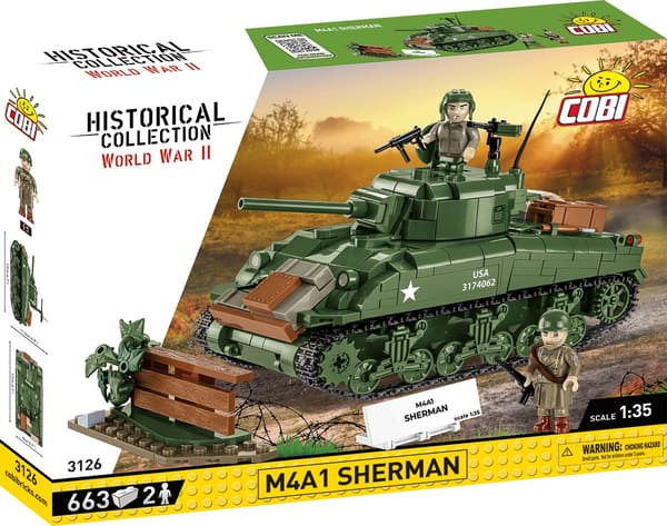 Cobi M4A1 Sherman 1:35 3126 multifärg
