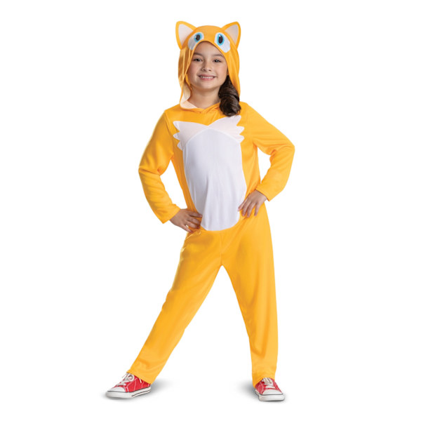 Sonic Tails Utklädning Jumpsuit M 7-8 år MultiColor M (7-8 år)