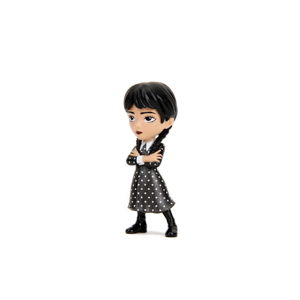 Wednesday Metallfigur 1-pack 2,5” Wednesday Addams with Dress multifärg