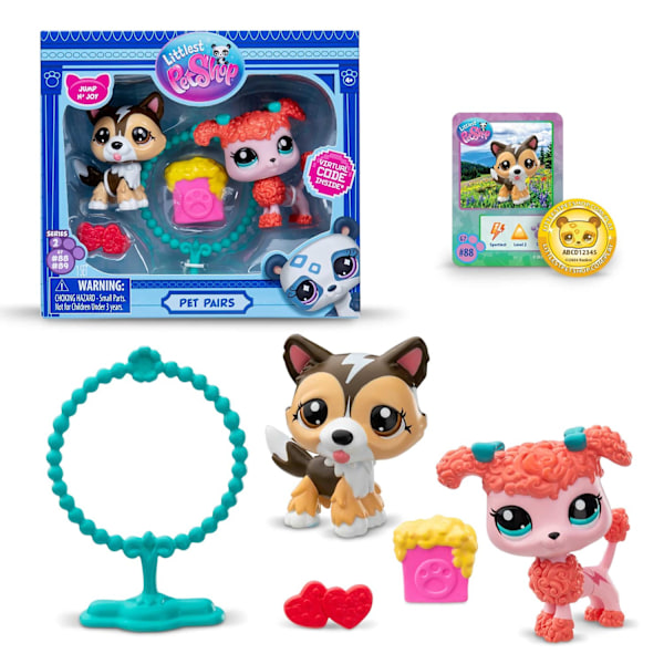 Littlest Pet Shop Pet Pairs s2 Jump n Joy multifärg