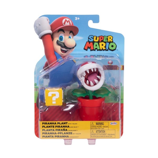 Super Mario Figur 10cm Piranha Plant multifärg
