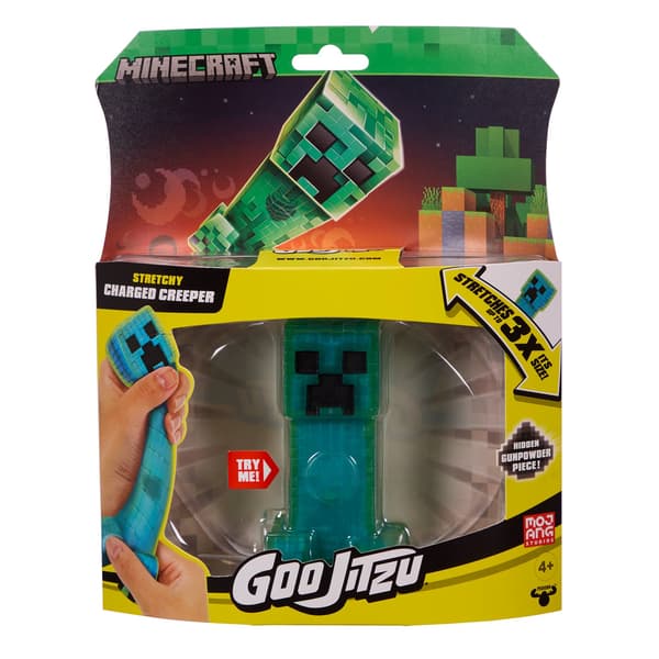 Goo Jit Zu Minecraft Stretchy Charged Creeper multifärg