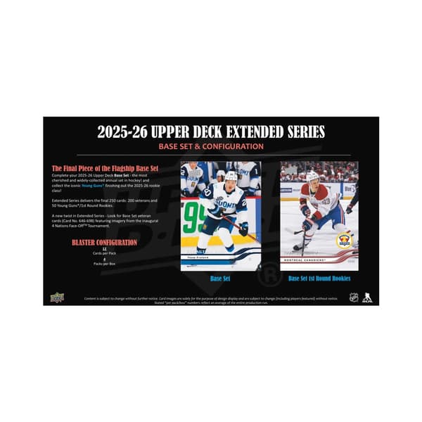 Upper Deck NHL 2025-26 Extended Series multifärg