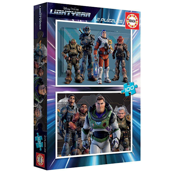 Educa Lightyear Pussel 2x100 bitar 19316 multifärg