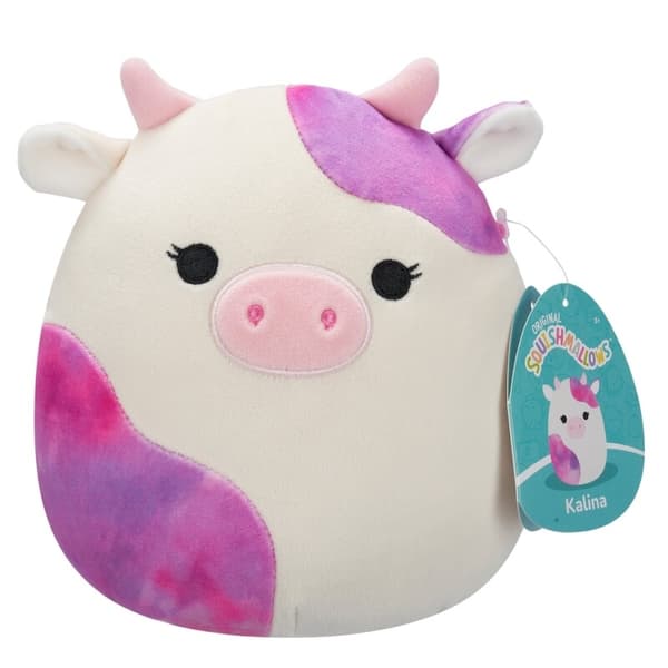 Squishmallows 19cm P22 Kalina Cow multifärg