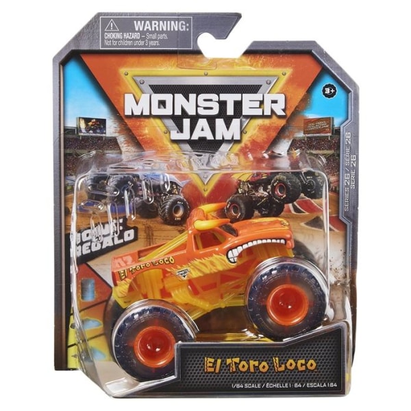 Monster Jam 1:64 Series 26 El Toro Loco multifärg