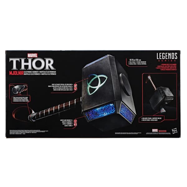 Marvel Legends Series Mjolnir Electronic Hammer multifärg