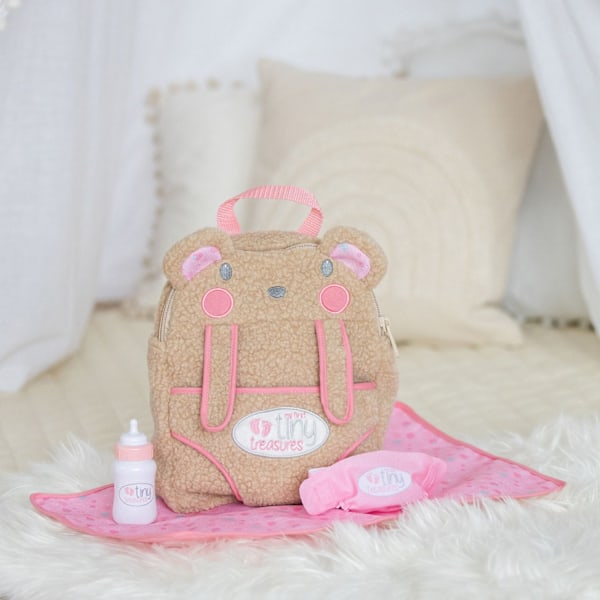 Tiny Treasure Skötväska Ryggsäck med bärsele multifärg