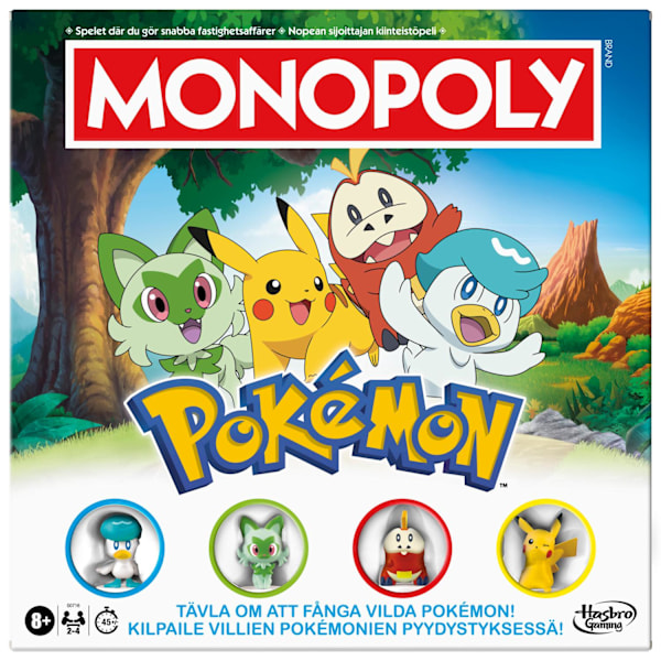 Monopoly Pokemon (SE/FI) multifärg