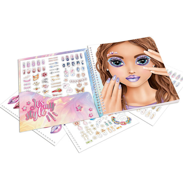 TOPModel Style me Face Stickersbok multifärg