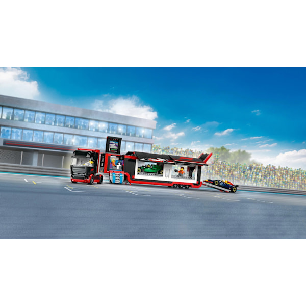 LEGO® City F1® lastbil med RB20 & AMR24 F1® bilar 60445