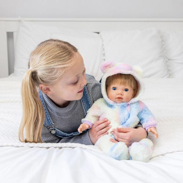 Tiny Treasures Rainbow Teddy Outfit multifärg