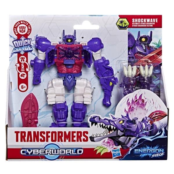 Transformers Cyberworld Ultimate Cyber changer Shockwave multifärg