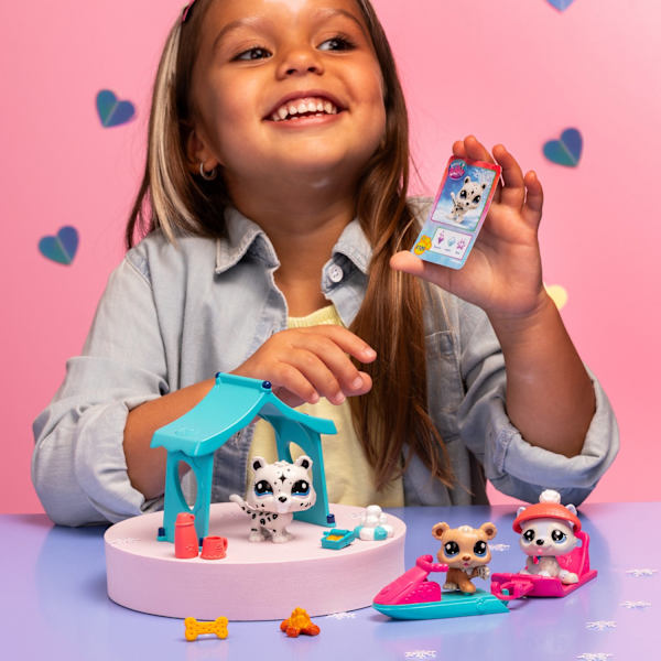 Littlest Pet Shop Snowy Day Play Pack multifärg