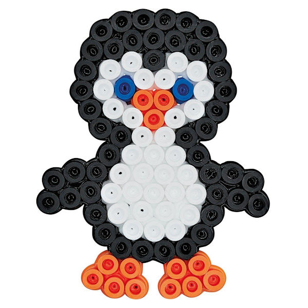 Hama Maxi Pärlor Kit 250st Pingvin multifärg