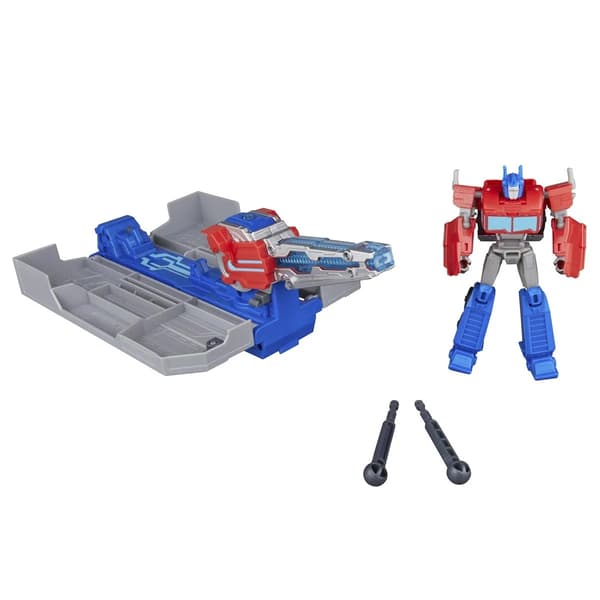 Transformers Earthspark Optimus Prime Battle Trailer multifärg