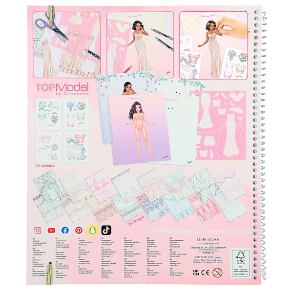 TOPModel Wedding Designbok multifärg