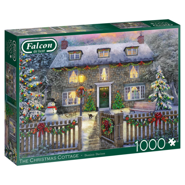 Falcon Christmas Cottage Pussel 1000 bitar 11313 multifärg