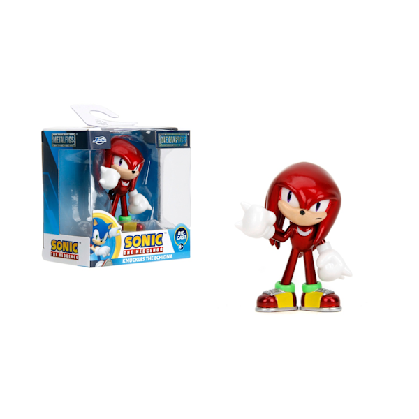 Sonic the Hedgehog Metallfigur 1-pack 2,5” Knuckles The Echidna multifärg