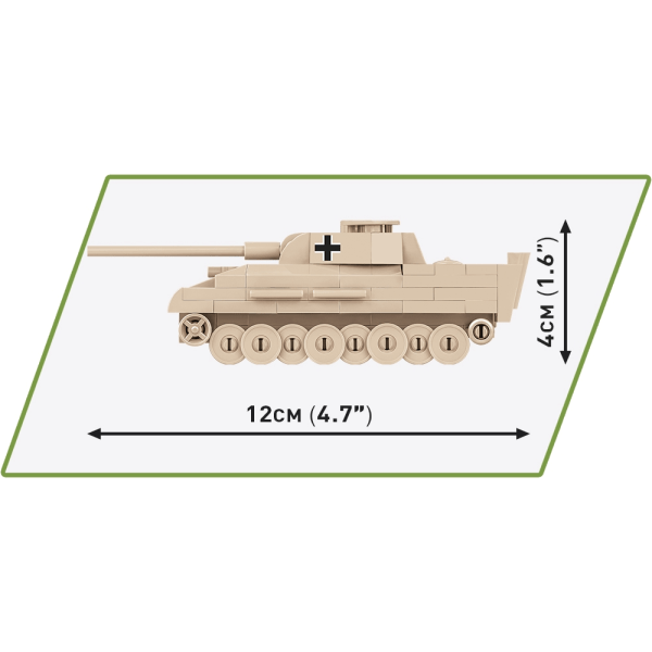 Cobi Panzer V Panther 1:72 3099 multifärg