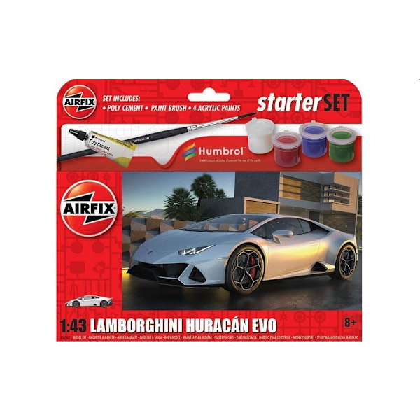 Airfix Starter Set Lamborghini Huracan EVO 1:43 A55007 multifärg