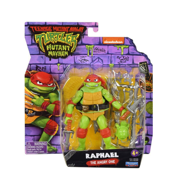 Turtles Mutant Mayhem Figur Raphael multifärg