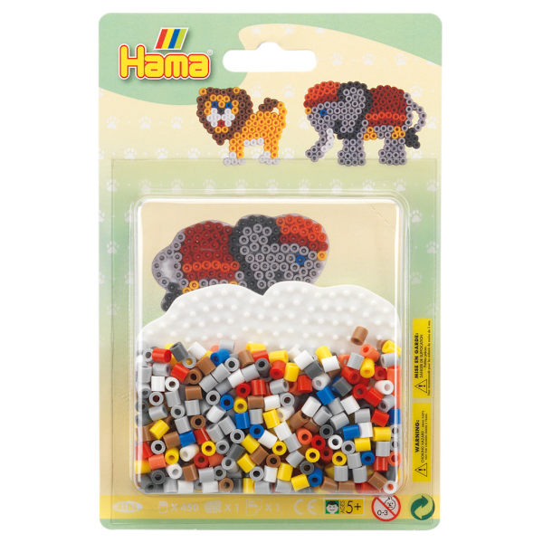 Hama Midi Set Elefant 450 st multifärg