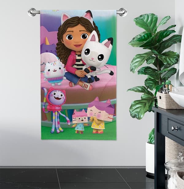 Gabbys Dollhouse Handduk 70x140cm 11284 multifärg