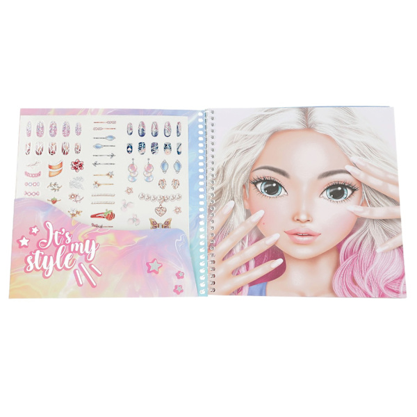 TOPModel Style me Face Stickersbok multifärg