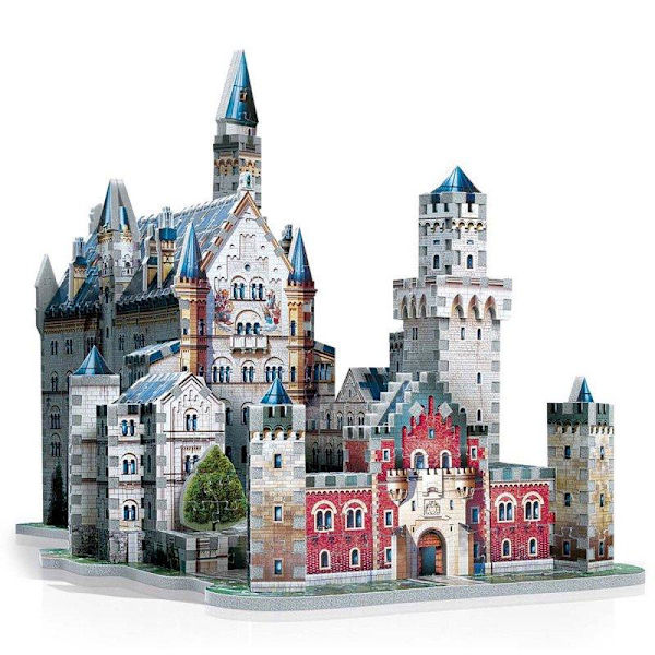 Wrebbit 3D Pussel Neuschwanstein 890 bitar multifärg