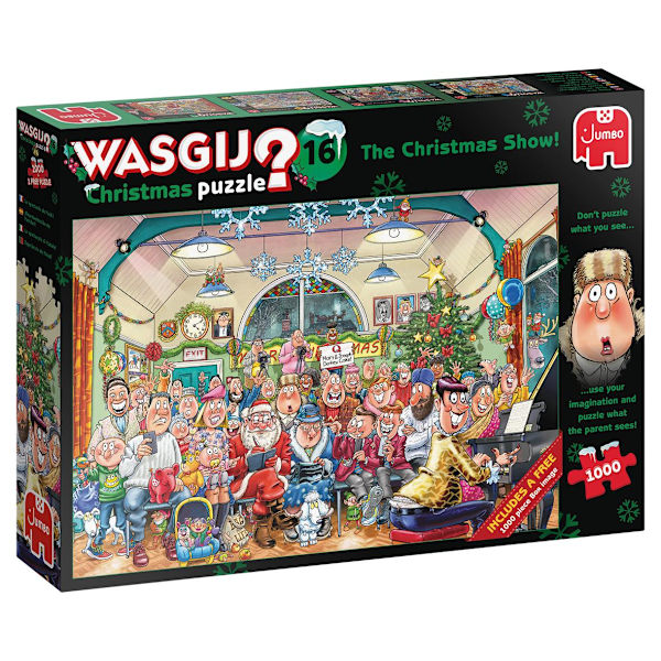 Wasgij 16 The Christmas Show Pussel 1000 bitar 19183 multifärg