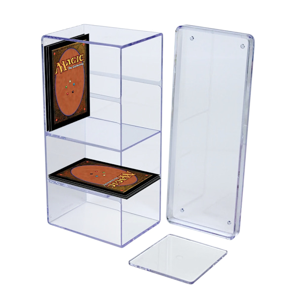 Ultra Pro 4 Compartment Card Box Transparent