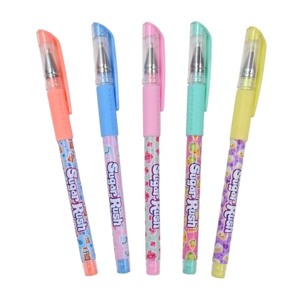 Scentos Sugar Rush Gelpennor 5-p Pastell