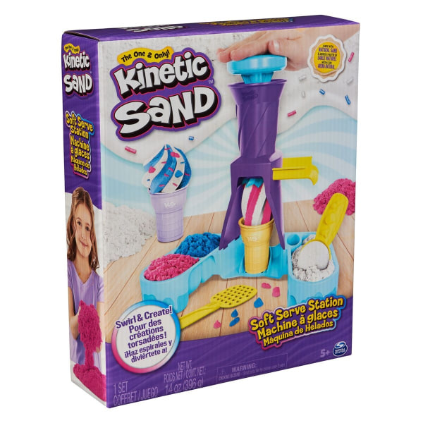 Kinetic Sand Soft Serve Station Lekset multifärg