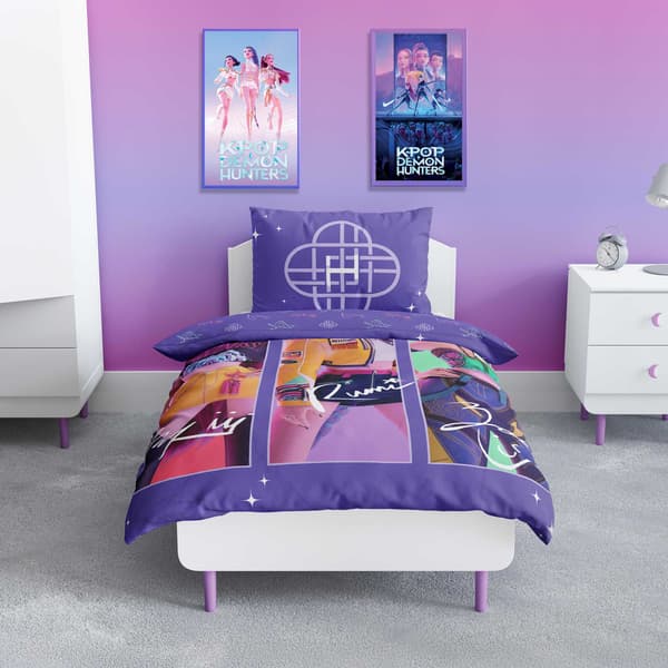 K-Pop Demon Hunters Huntr/x Bäddset 150x210cm multifärg