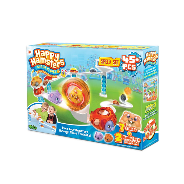 Happy Hamsters Super Slides Speed Set multifärg