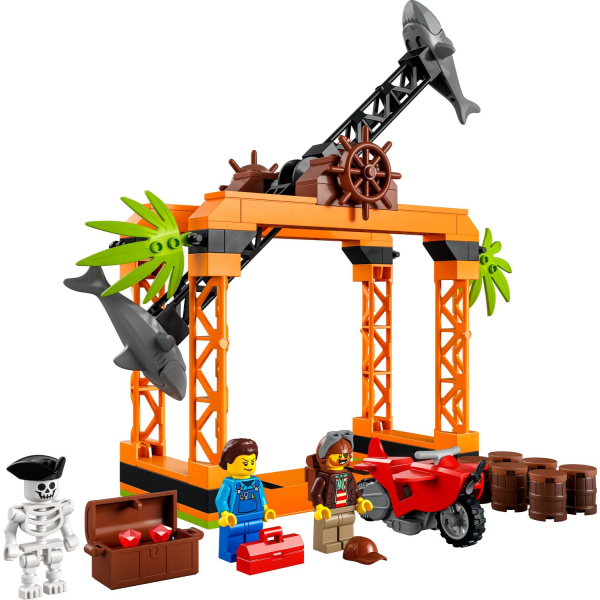 LEGO® City Stuntz Stuntutmaning med hajattack 60342 multifärg