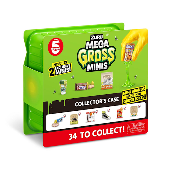 5 Surprise Zuru Mega Gross Minis Collector's Case multifärg
