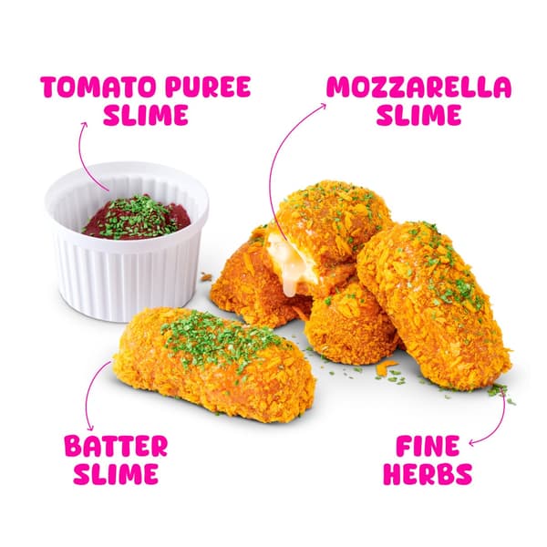 Slime Mart Shopping Bag Mozarella Sticks multifärg