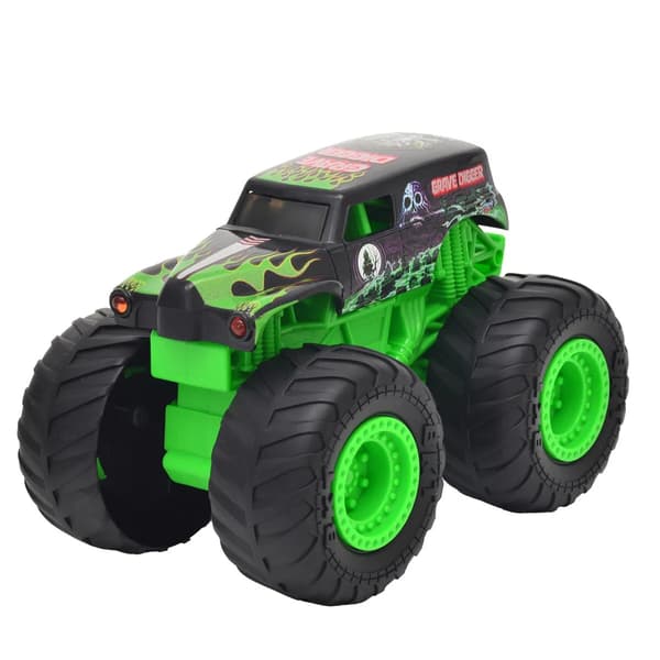 Monster Jam 1:24 med ljud & ljus Grave Digger multifärg