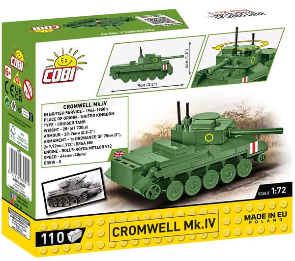 Cobi Cromwell MK.IV 1:72 3091 multifärg