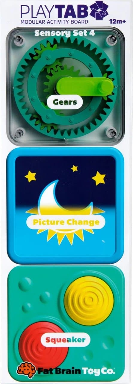 Fat Brain Play Tab Sensory Set 4 Lila multifärg