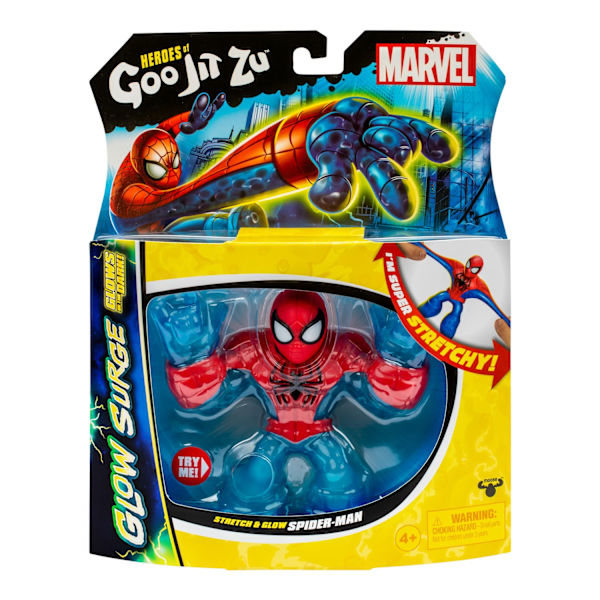 Goo Jit Zu Marvel Glow Surge Spiderman multifärg
