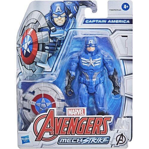 Avengers Mech Strike Figur Captain America multifärg