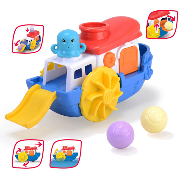 ABC Sammy Splash Båt Badleksak multifärg